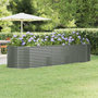 Voir la diapositive 1 : VIDAXL Lit sureleve de jardin Acier enduit de poudre 322x100x68cm gris