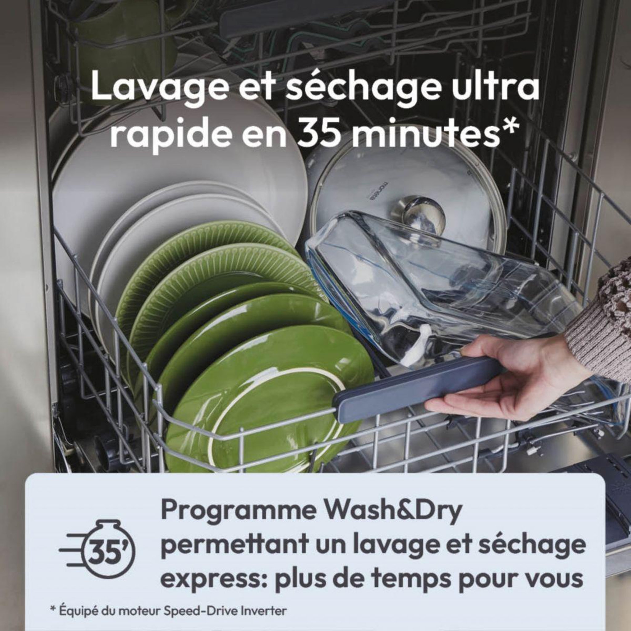 Voir la diapositive 3 : Candy Lave vaisselle encastrable cns 4a4s3psb