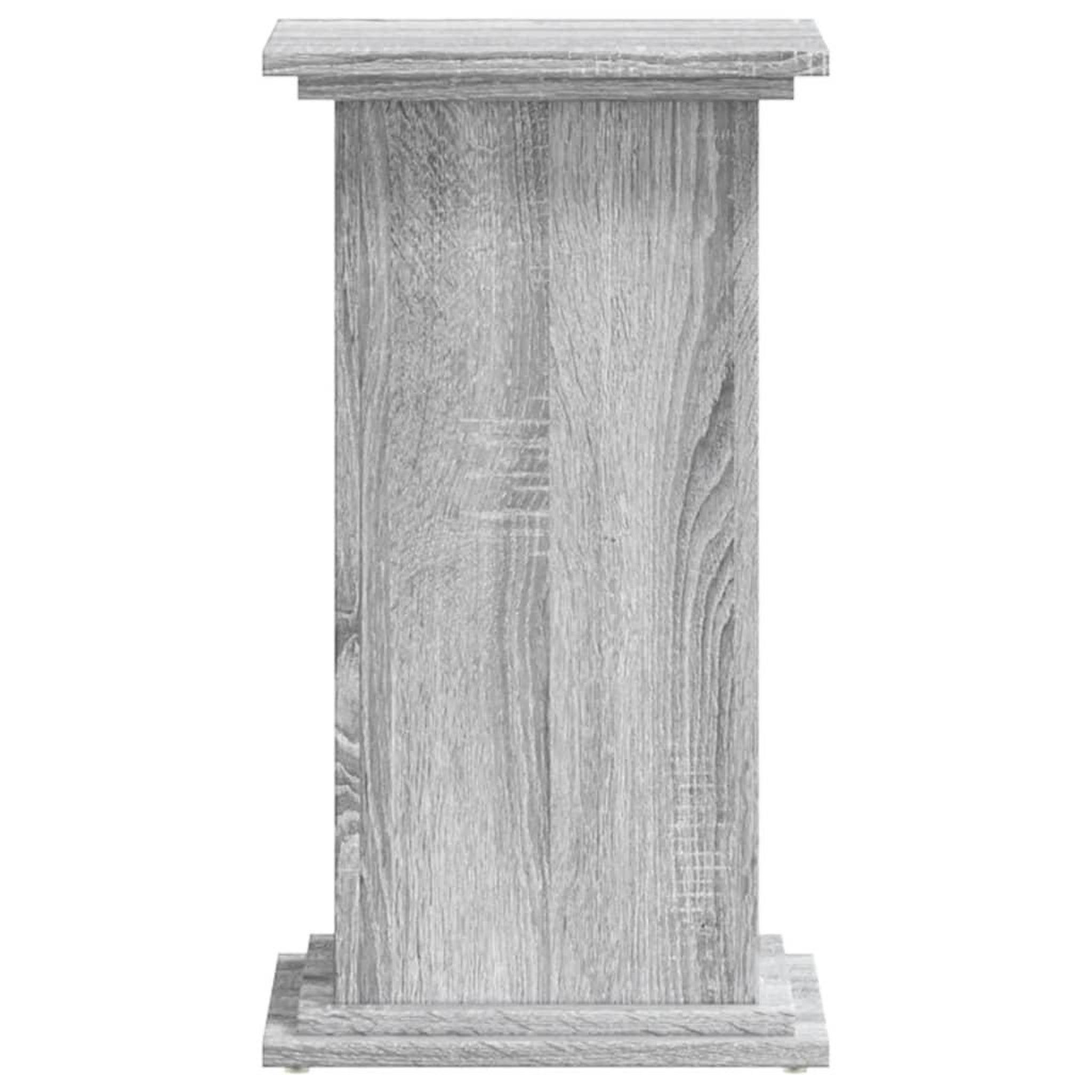 Voir la diapositive 4 : VIDAXL Support pour plantes sonoma gris 33x33x60 cm bois d'ingenierie
