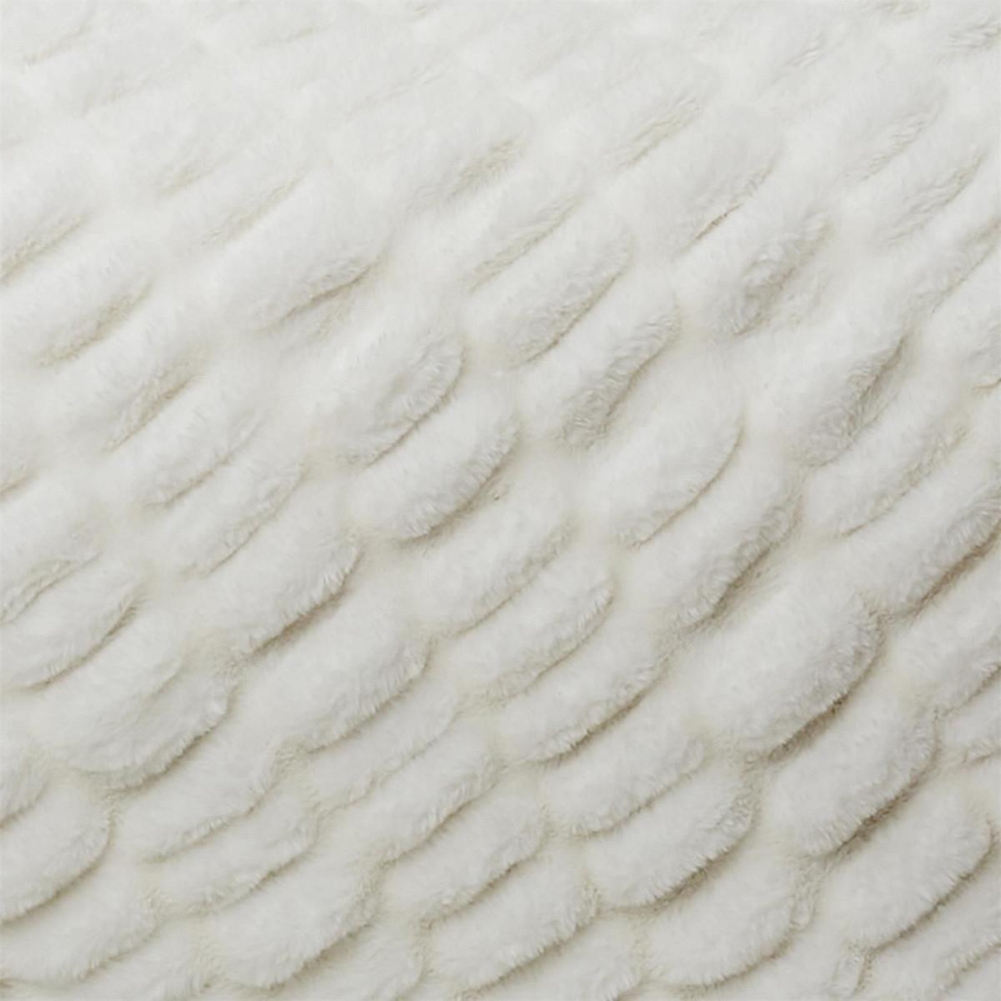 Voir la diapositive 2 : The Home Deco Factory Plaid imitation fourrure  luxury  140x200cm blanc