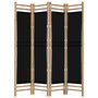 Voir la diapositive 5 : VIDAXL Cloison de separation pliante 4 panneaux 160 cm Bambou et toile