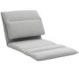 Voir la diapositive 4 : HOMCOM Fauteuil convertible fauteuil paresseux grand confort inclinaison dossier multipositions 90°-180° acier tissu gris clair