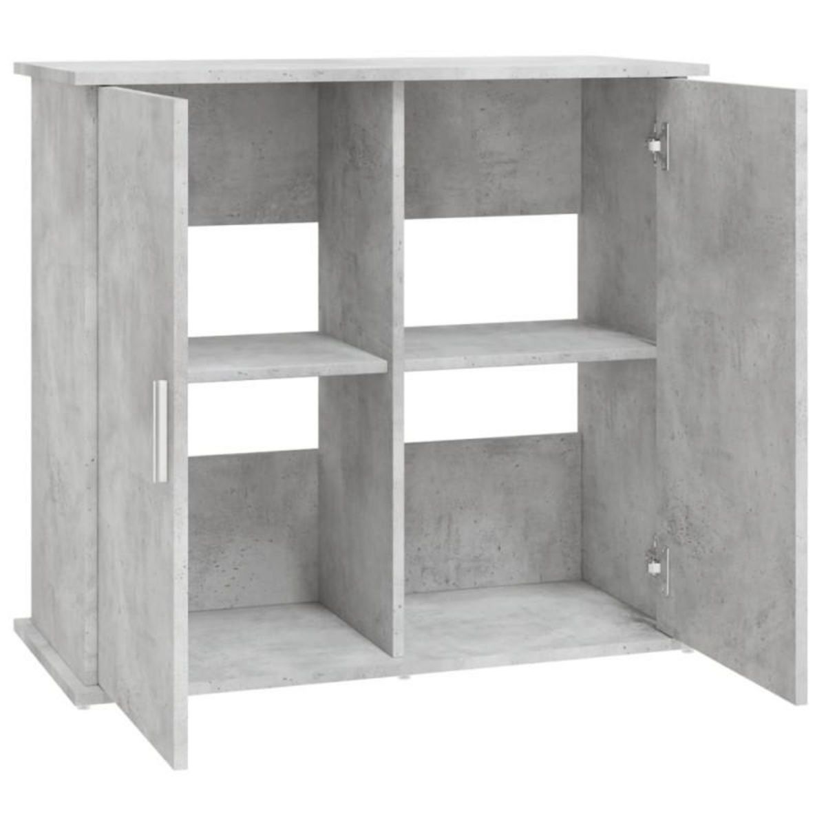 VIDAXL Support pour aquarium gris béton 81x36x73 cm bois d ingénierie