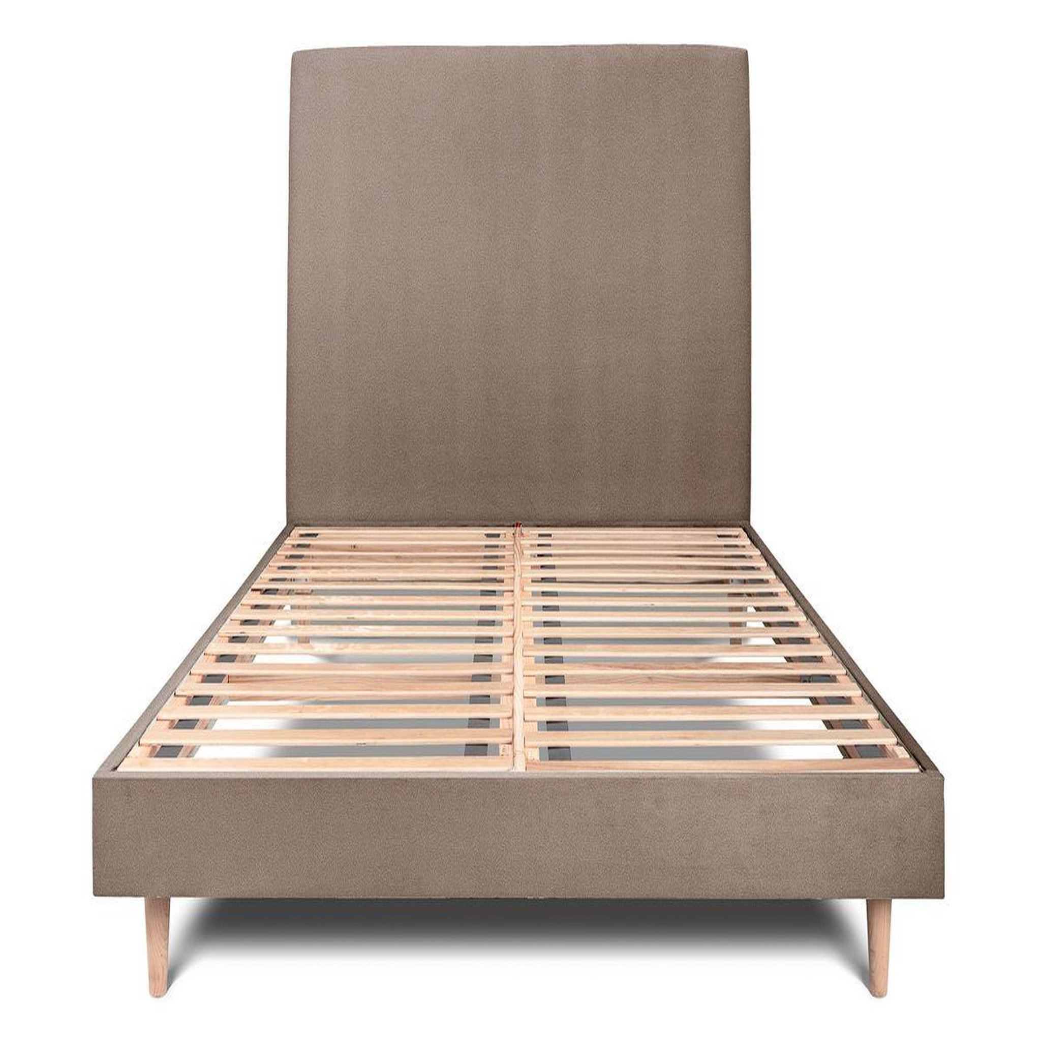 Voir la diapositive 1 : Sommeil de Plomb Lit avec tête de lit tapissier velours et sommier kit - Hauteur totale : 29cm