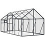 Voir la diapositive 5 : VIDAXL Voliere anthracite 1,79x4x1,85 m aluminium