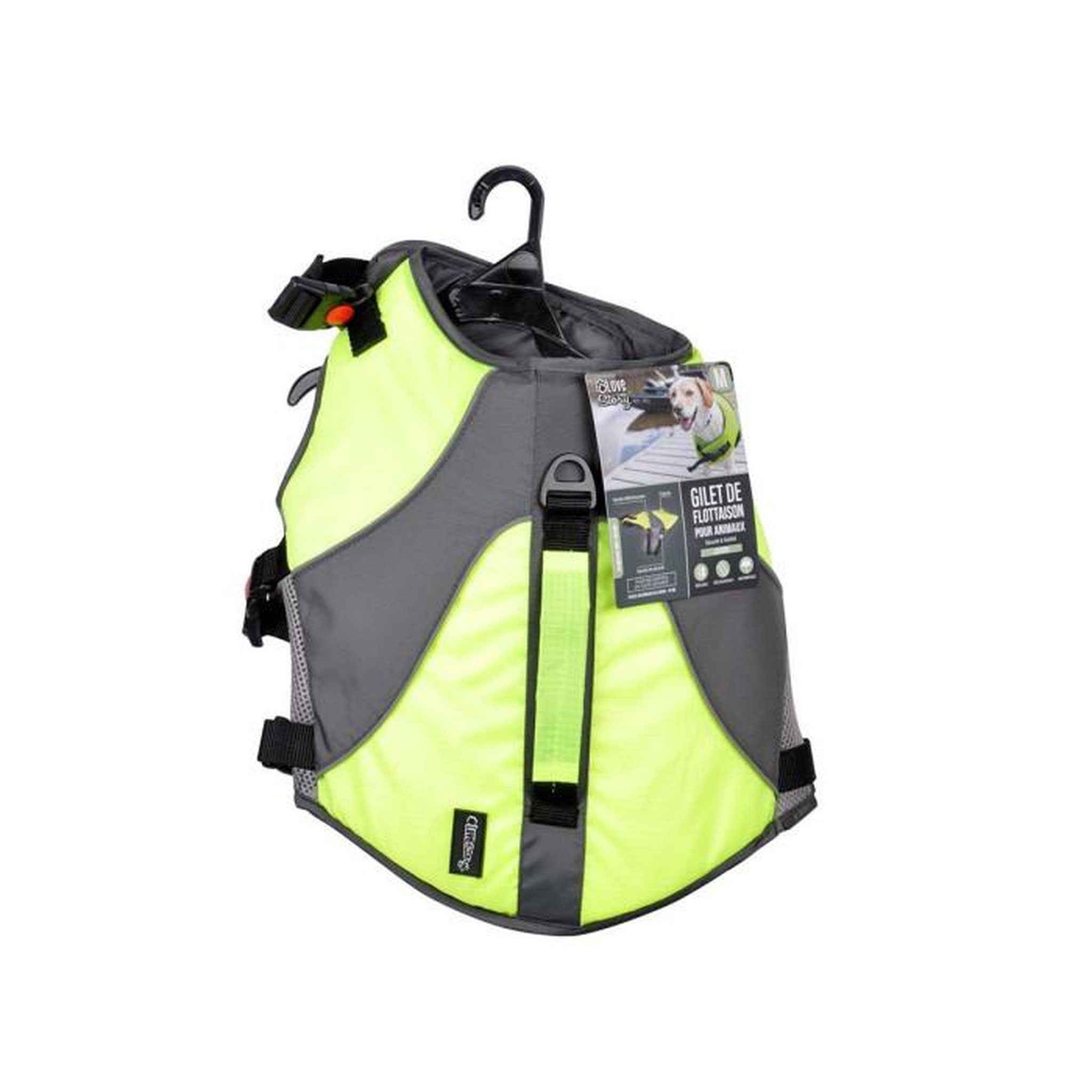 Voir la diapositive 2 : Paris Prix Gilet de Flottaison pour Chien  Réfléchissant  48cm Jaune