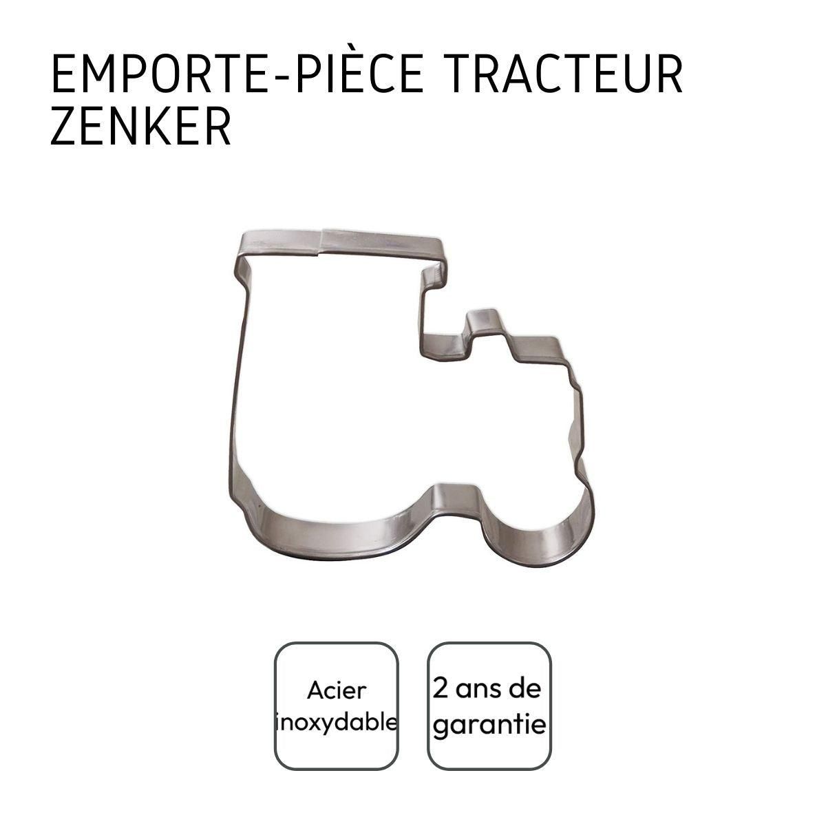 ZENKER Emporte-pièce inox en forme de tracteur Zenker Emporte-pièces