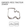 Voir la diapositive 4 : ZENKER Emporte-pièce inox en forme de tracteur Zenker Emporte-pièces