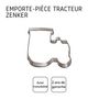 Voir la diapositive 4 : ZENKER Emporte-pièce inox en forme de tracteur Zenker Emporte-pièces