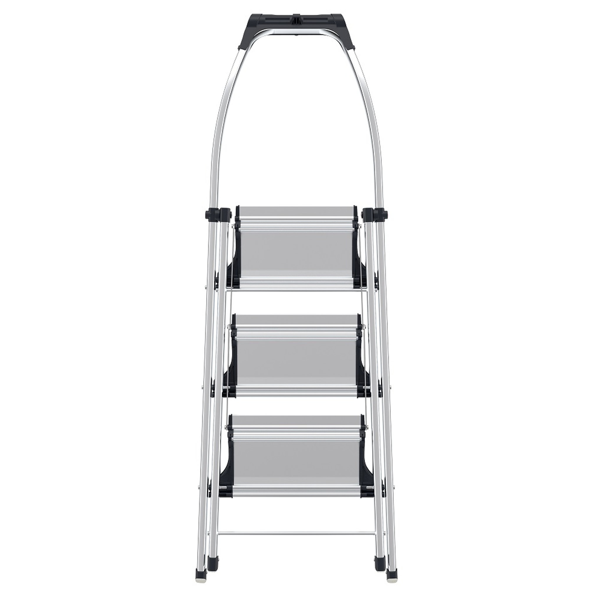 Voir la diapositive 2 : HAILO Marchepied 3 marches pliable 3m en aluminium - LIVINGSTEP PLUS
