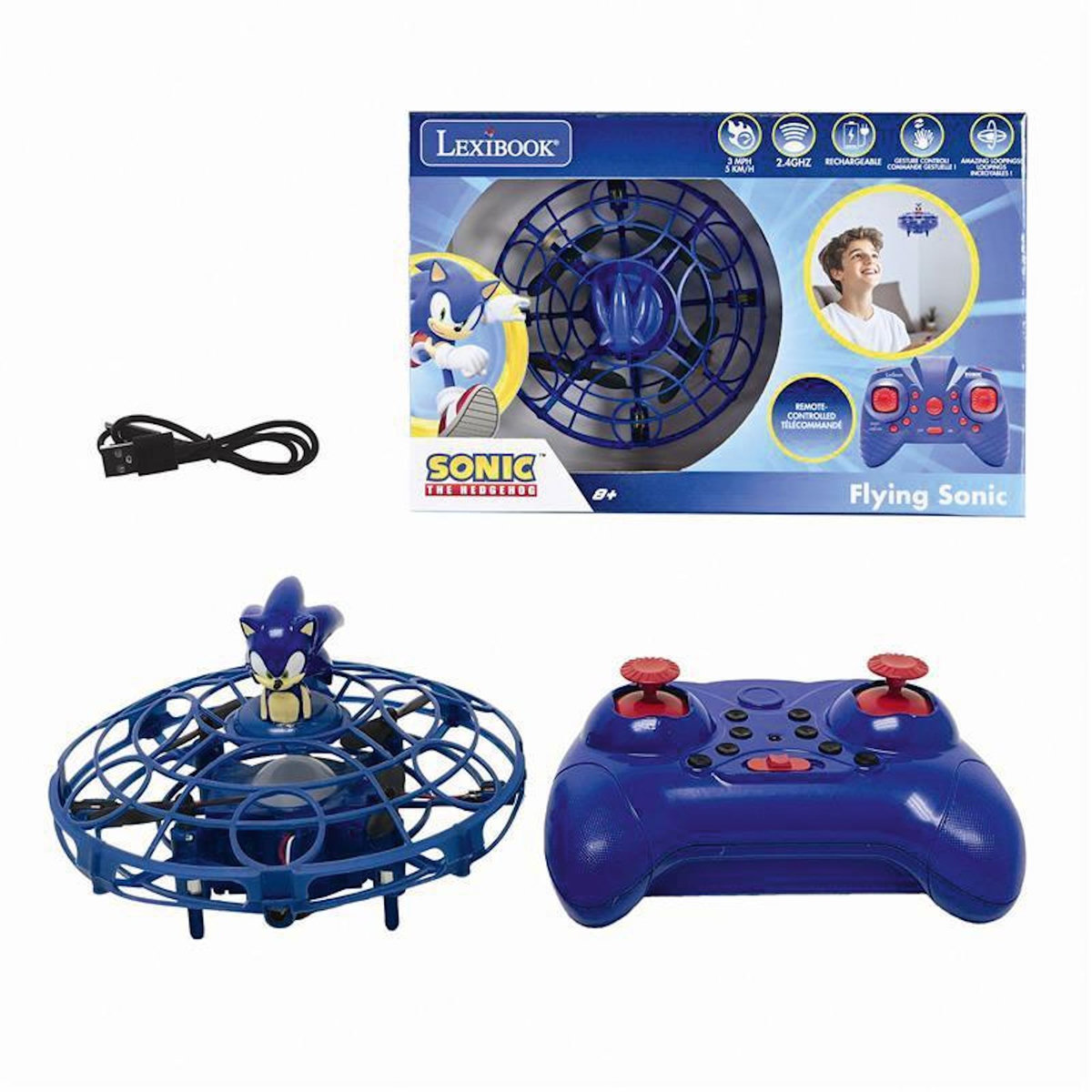 Lexibook RC Flying Sonic Volant Télécommandé