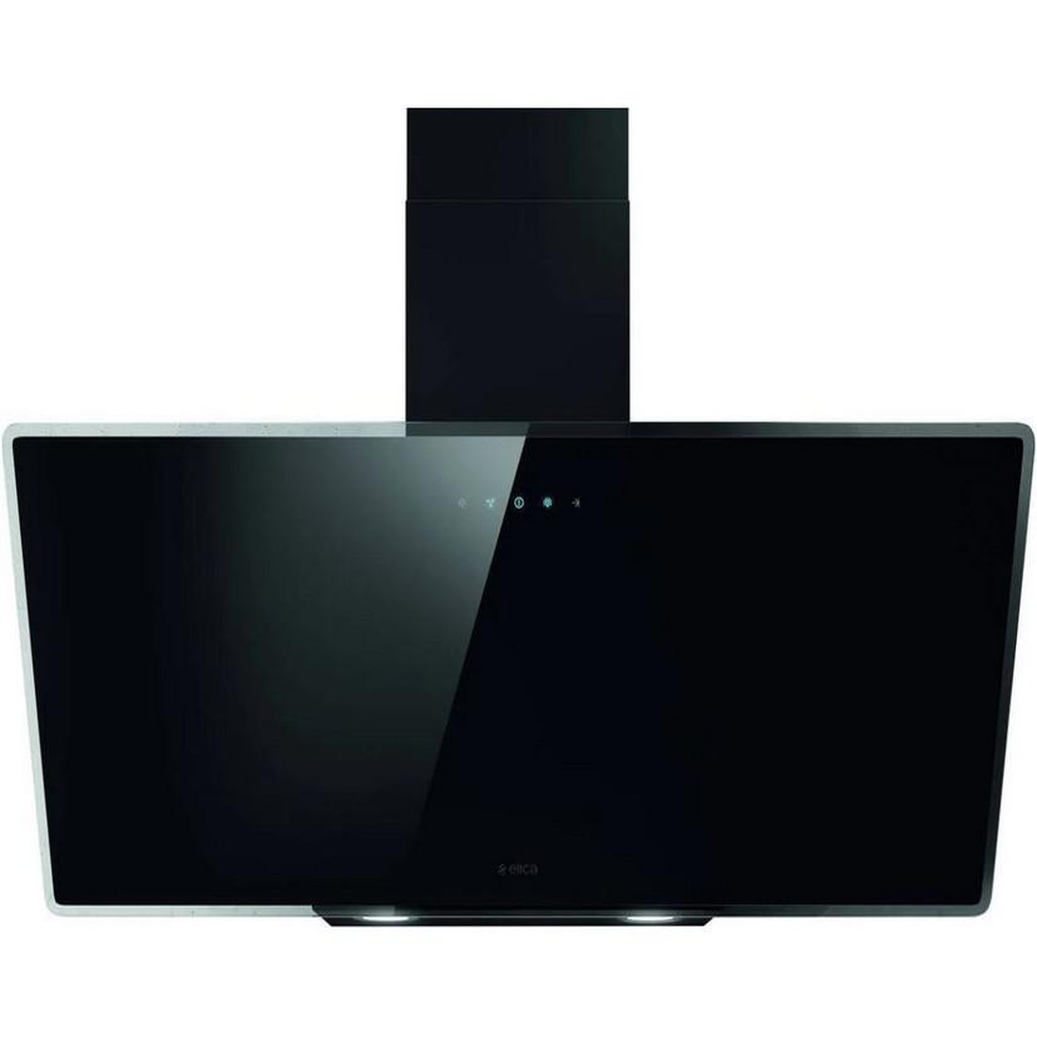 ELICA Hotte décorative inclinée 90cm 613m3/h noir - prf0119828