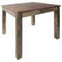 Voir la diapositive 3 : VIDAXL Table a manger bois de recuperation melange 82x80x76 cm
