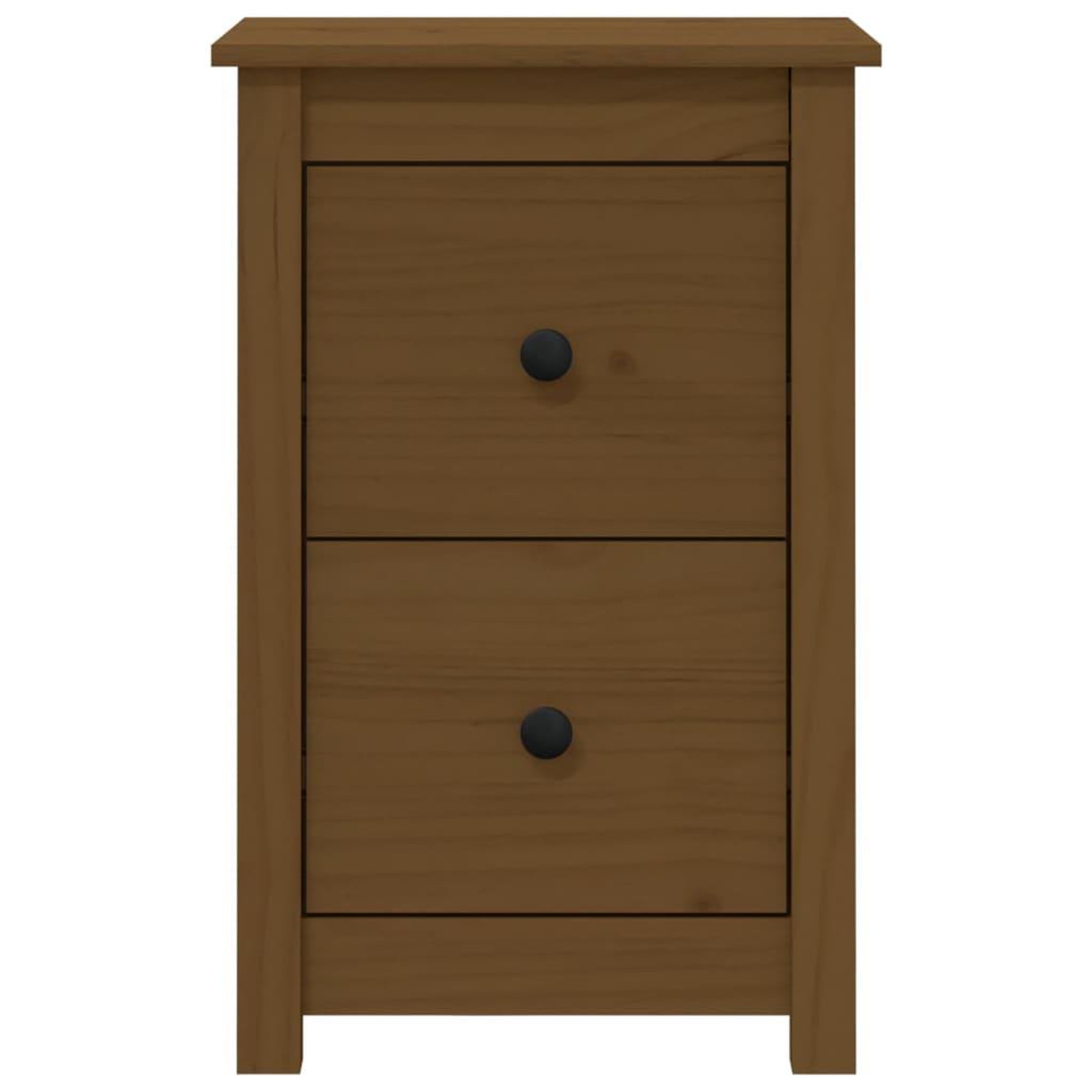 Voir la diapositive 3 : VIDAXL Table de chevet Marron miel 40x35x61,5 cm Bois de pin solide