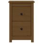 Voir la diapositive 3 : VIDAXL Table de chevet Marron miel 40x35x61,5 cm Bois de pin solide