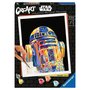 Voir la diapositive 1 : RAVENSBURGER CreArt R2D2 Star wars - 24x30cm Peinture par numero