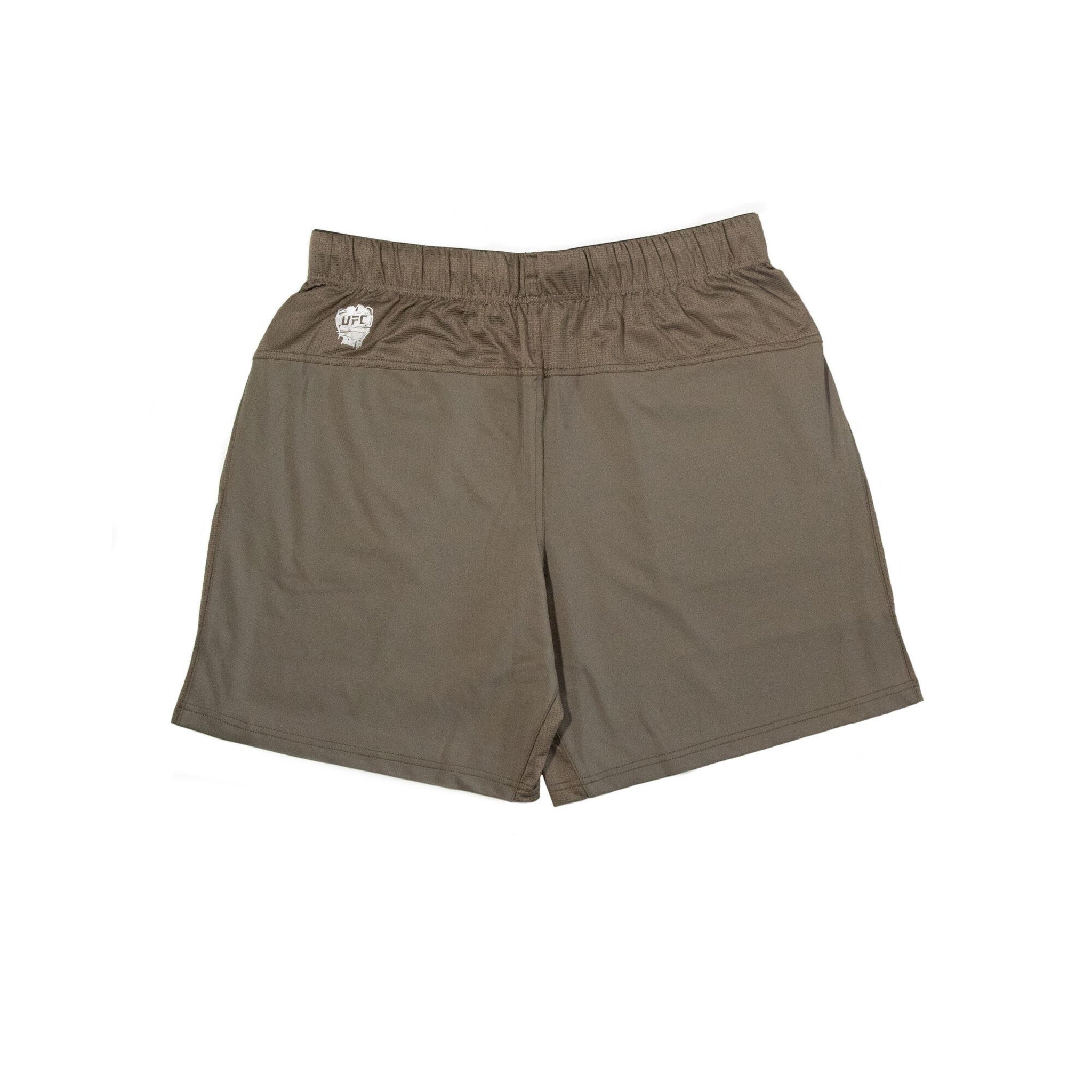Voir la diapositive 2 : UFC Short de sport et de fitness - Homme - UFC - Olive - Taille XXL