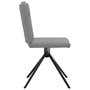 Voir la diapositive 5 : VIDAXL Chaises a manger lot de 6 gris clair tissu