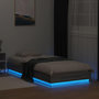 Voir la diapositive 5 : VIDAXL Cadre de lit sans matelas avec lumieres LED 100x200 cm