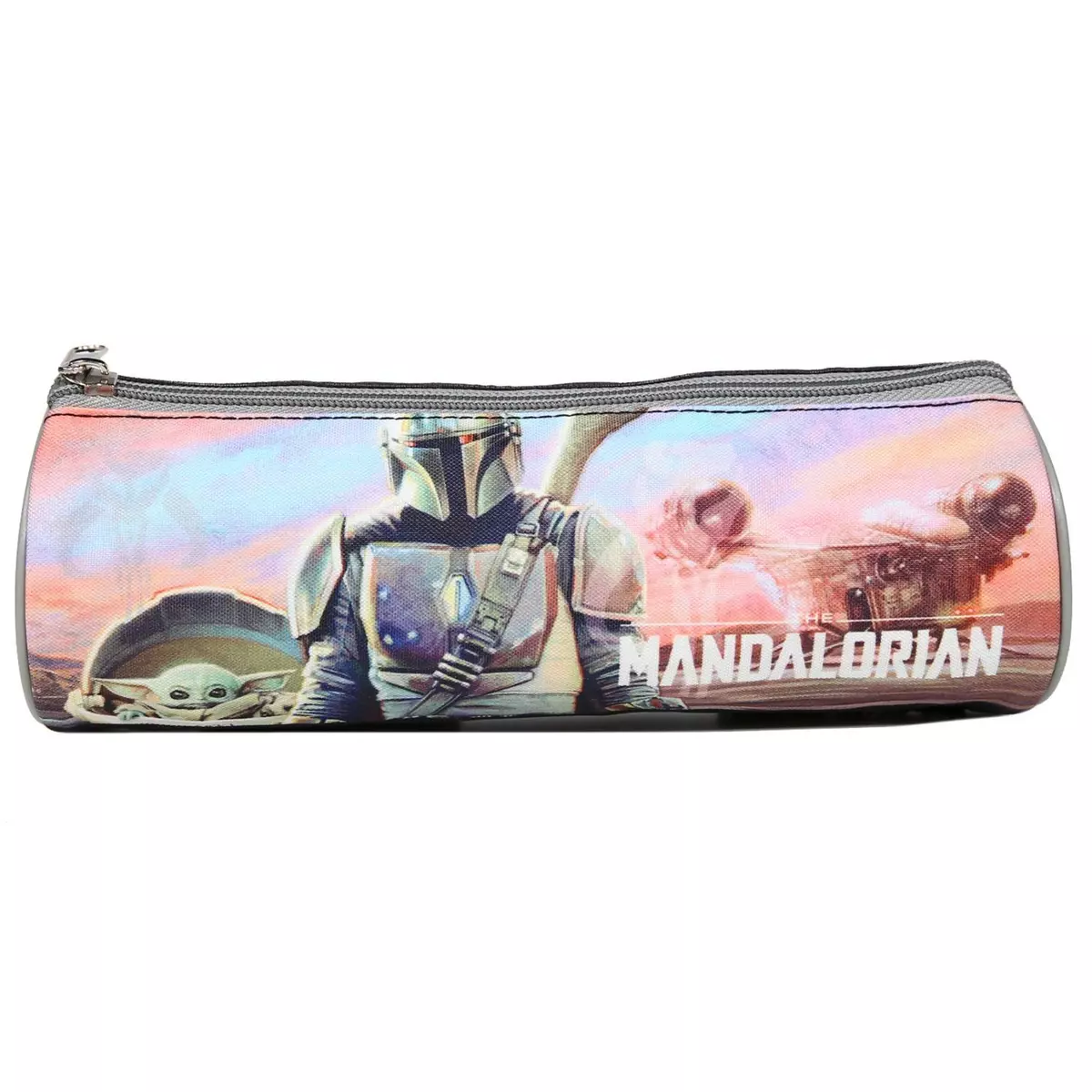 Bagtrotter BAGTROTTER Trousse scolaire ronde Star Wars / The Mandalorian Multicolore