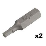 KREATOR Embout de vissage hexagonal n°6 (25mm) - 2 pièces