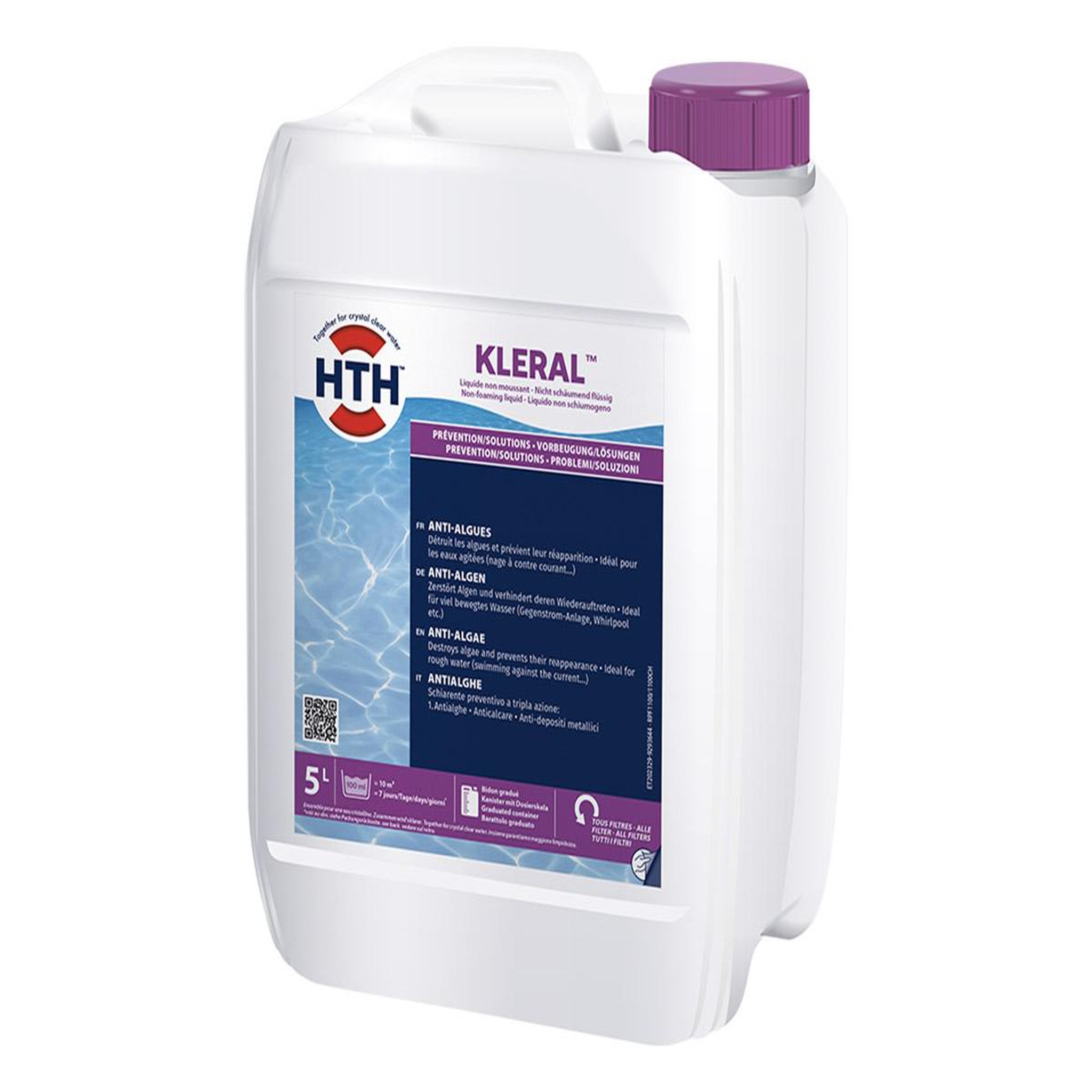 Voir la diapositive 2 : HTH Anti-algues kléral 5 l - hth