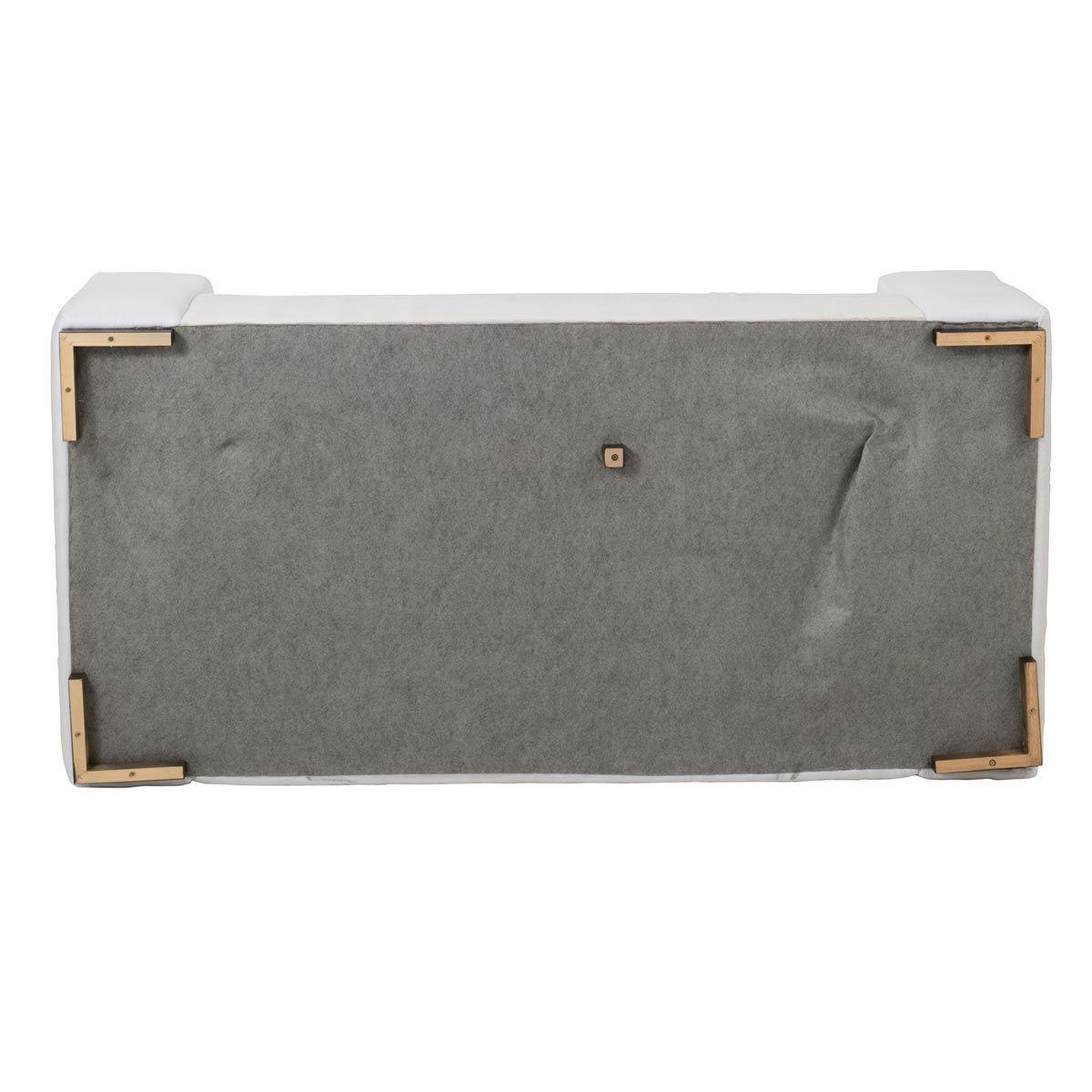 Voir la diapositive 6 : J-LINE Canapé design 5 coussins  monaco  217cm blanc