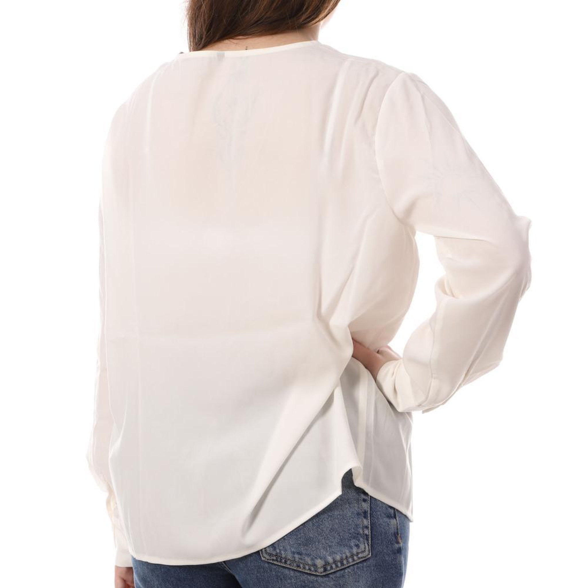 Voir la diapositive 2 : Only Blouse Écru Femme Only Pelina