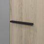 Voir la diapositive 6 : Armoire 4 portes 2 tiroirs L198 x P56,6 x H203 cm KANSAS