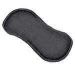 Paris Prix Lot de 3 Éponges  2 Faces  18cm Anthracite