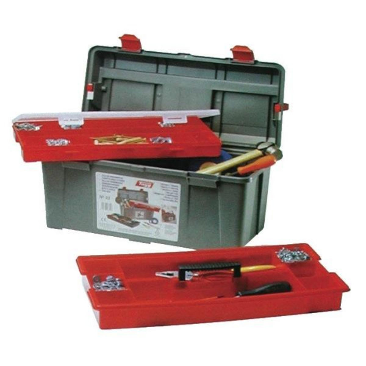 OUTIFRANCE Boîte à outils avec baladeur et organiseur