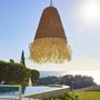 Voir la diapositive 3 : Lumisky Suspension d'extérieur PALOMA Beige Herbe marine D40 cm