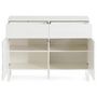 Voir la diapositive 5 : BEST MOBILIER Sofia - buffet bas - blanc mat - 110 cm