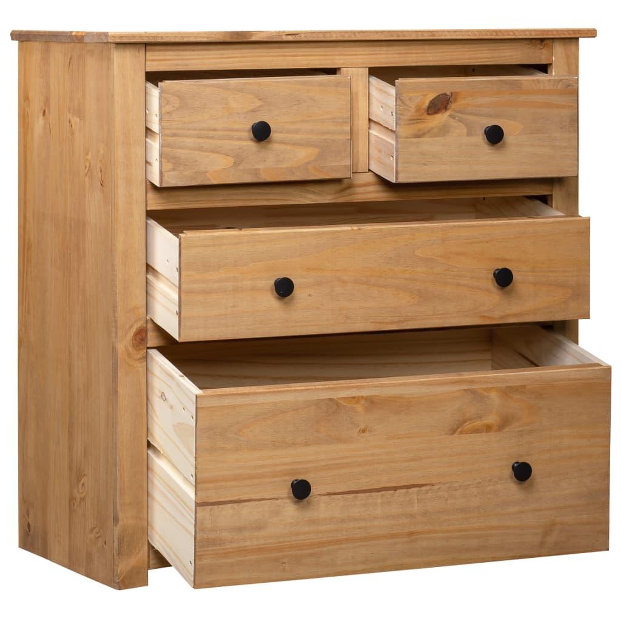 Voir la diapositive 2 : VIDAXL Buffet 80x40x83 cm Pin Gamme Panama