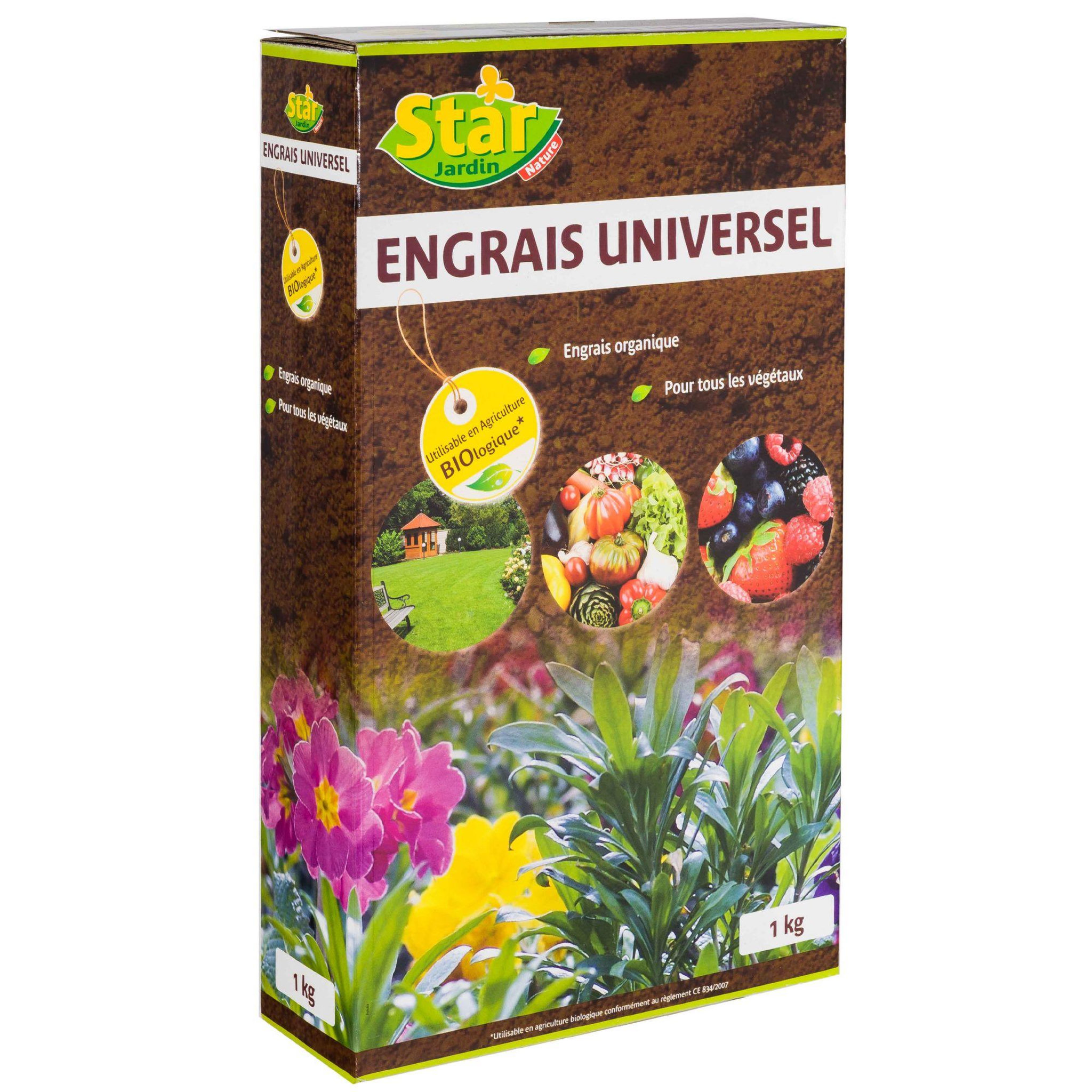 Star jardin Engrais universel en granulés 1kg star jardin