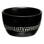 Voir la diapositive 2 : SECRET DE GOURMET Service Apéritif 5 Pièces  Ethnique  23cm Noir & Blanc
