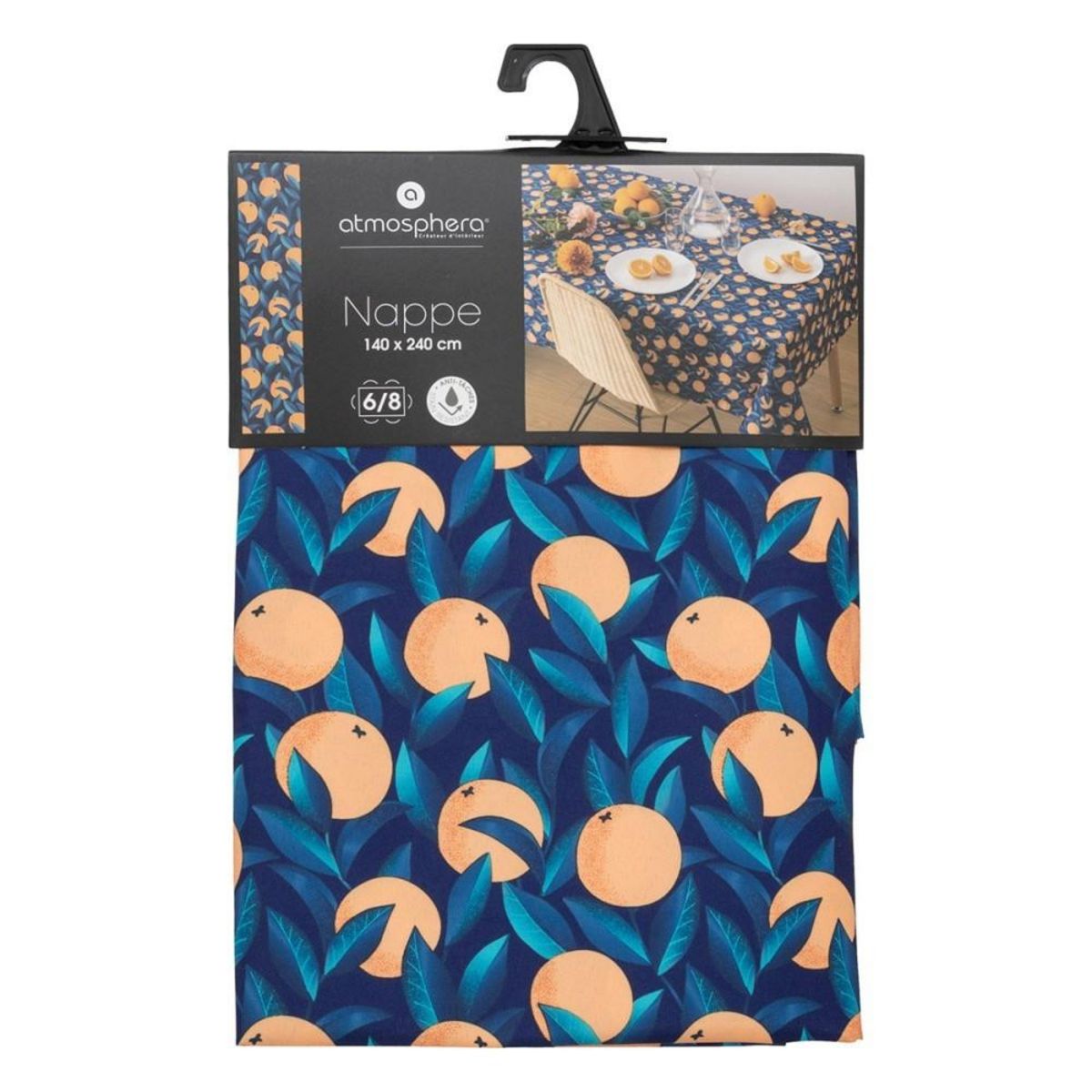 ATMOSPHERA Nappe antitache rectangulaire 140x240 cm Mamisi