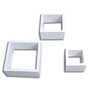 VIDAXL Etageres murales sous forme de cube 6 pcs Blanc