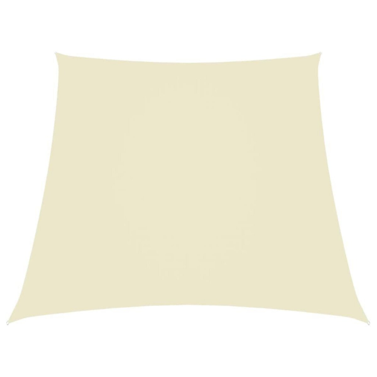VIDAXL Voile de parasol Tissu Oxford trapeze 2/4x3 m Creme