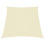 Voir la diapositive 1 : VIDAXL Voile de parasol Tissu Oxford trapeze 2/4x3 m Creme