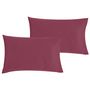 Voir la diapositive 1 : PTIT BASILE Lot de 2 taies d'oreiller bébé en coton bio 40 x 60 cm coloris unis 