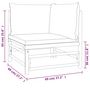 Voir la diapositive 6 : VIDAXL Salon de jardin 12 pcs avec coussins vert bambou