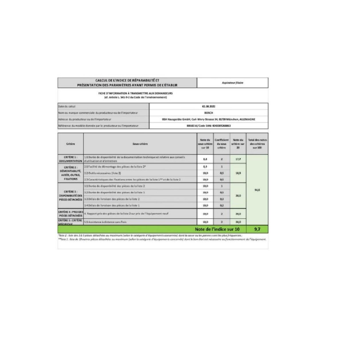 BOSCH Aspirateur balai rechargeable 18v noir et blanc - BBS8214