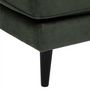 Voir la diapositive 2 : ATMOSPHERA Pouf Ottoman Velours  Candice  91cm Vert Kaki