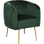 Voir la diapositive 1 : Habitat et Jardin Fauteuil en velours  Diana  - 1 place - Vert