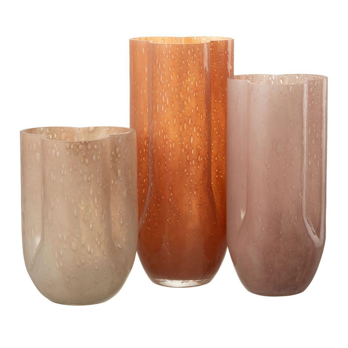 Paris Prix Vase Déco en Verre  Trikkie  23cm Beige