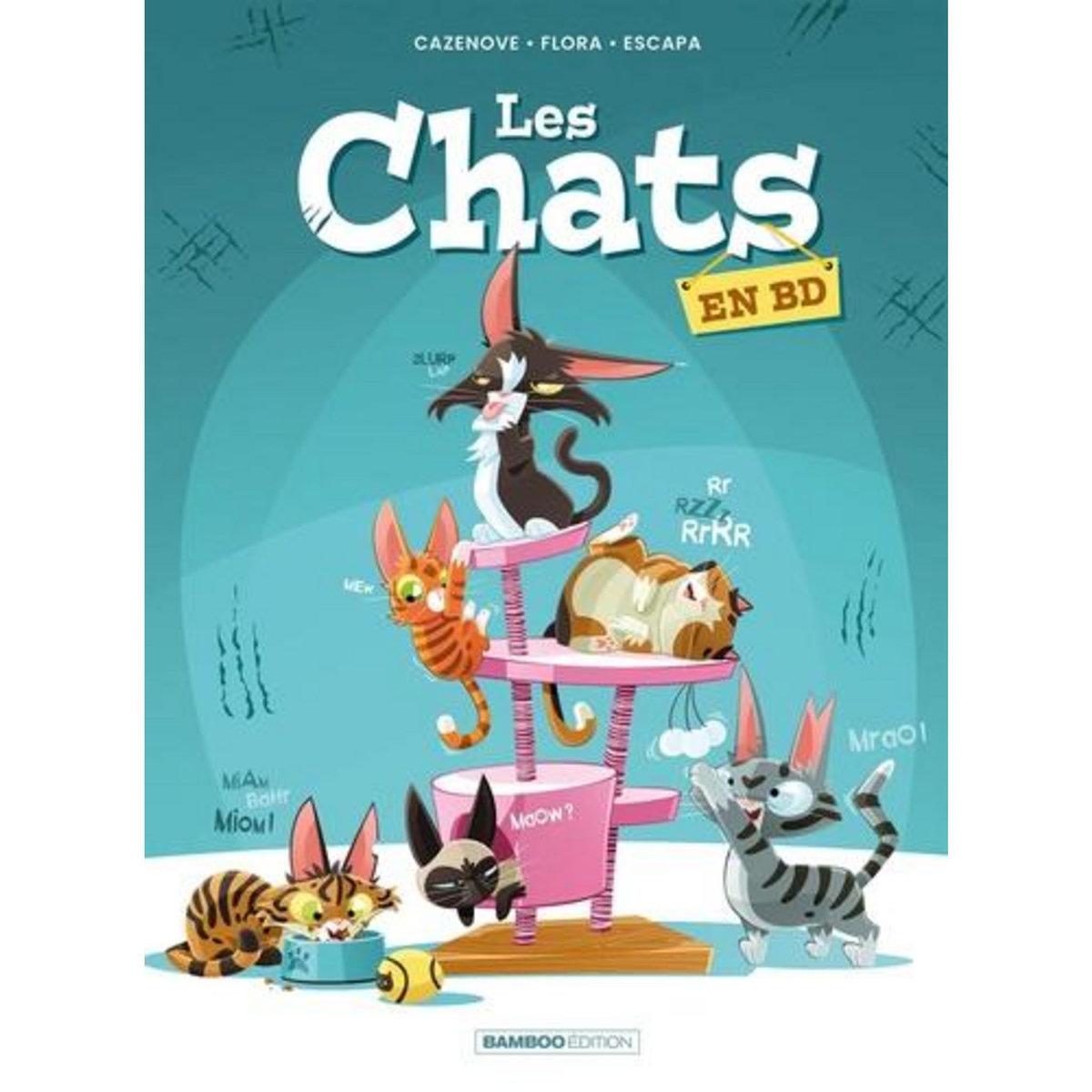 LES CHATS EN BD TOME 1 , Cazenove Christophe