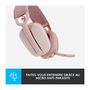 Voir la diapositive 3 : Logitech Logitech - Casque d'écoute léger sans fil avec Micro anti-bruit de fond - Zone Vibe 100 - Rose