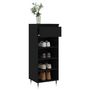 Voir la diapositive 4 : VIDAXL Armoire a chaussures Noir 40x36x105 cm Bois d'ingenierie