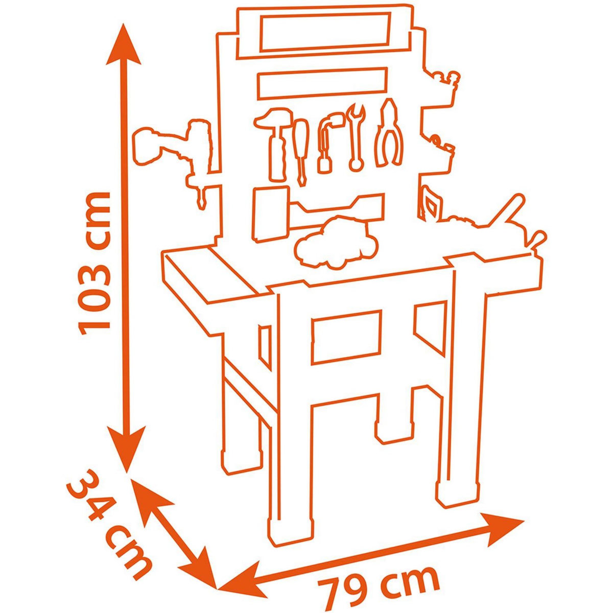 SMOBY Etabli Bricolo Center Black & Decker